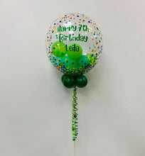 Load image into Gallery viewer, Personalised Helium Bubble Balloon - Small Balloons Inside
