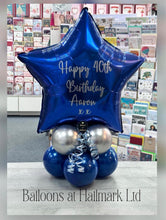 Load image into Gallery viewer, Personalised Mini Balloon Stack - 2 Tier Table Top
