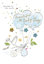 Load image into Gallery viewer, Beautiful Baby Boy Card
