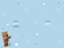 Load image into Gallery viewer, Dad Birthday Card - Cute Barley Bear Design

