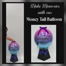 Load and play video in Gallery viewer, Personalised Money Tail Balloon
