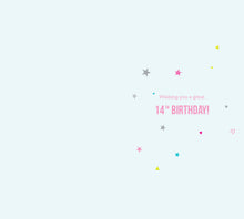 Load image into Gallery viewer, Female 14 Birthday Card
