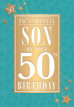 Load image into Gallery viewer, Son 50 Birthday Card
