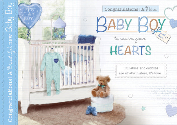 New Baby Boy Card