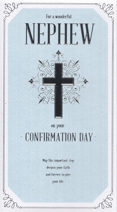 Nephew Confirmation Day Card