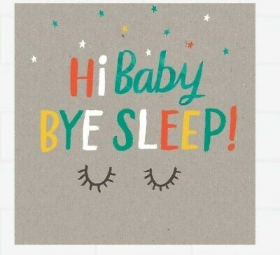 Hallmark Hi Baby Bye Sleep New Baby Card