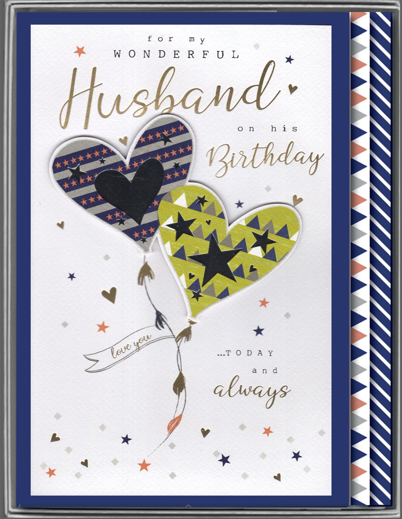 Husband Large Boxed Birthday Card – Balloons at Hallmark Ltd