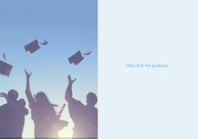 Load image into Gallery viewer, Graduation Card - Hats Off Design
