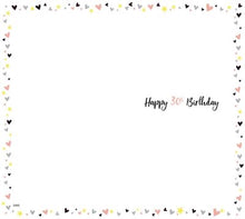 Load image into Gallery viewer, 30th Birthday Card - Sparkle &amp; Shine Glitter Design
