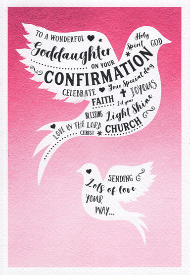 Goddaughter Confirmation Day Card