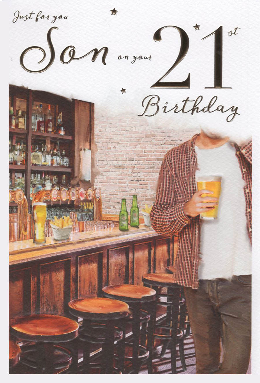 Son 21 Birthday Card