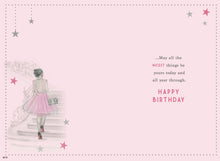 Load image into Gallery viewer, Niece Birthday Card - Modern Fairlight Design
