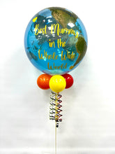 Load image into Gallery viewer, Mothers Day Personalised Helium Bubble Balloon Display - Best Mum in the World
