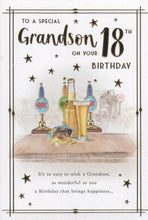 Load image into Gallery viewer, Grandson 18 Birthday Card
