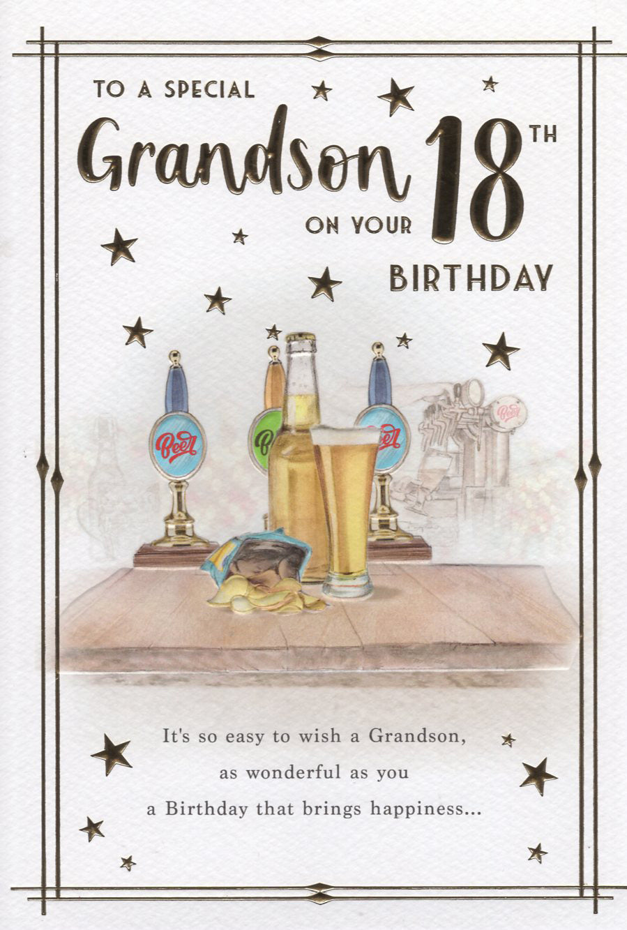 Grandson 18 Birthday Card