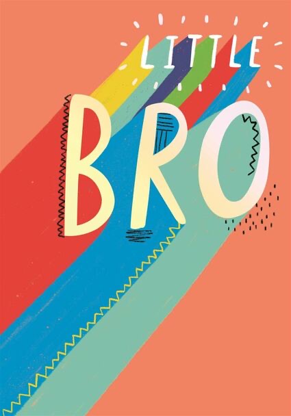 Brother Birthday Card - Little Bro Design