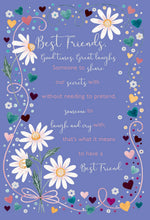 Load image into Gallery viewer, Best Friend Birthday Card - Beautiful Words Design

