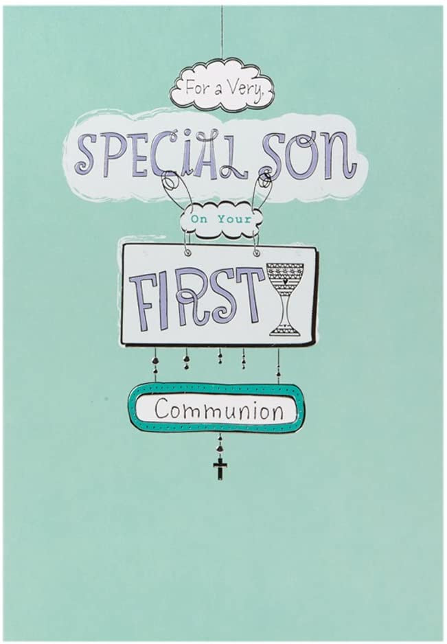 Son First Communion Day Card