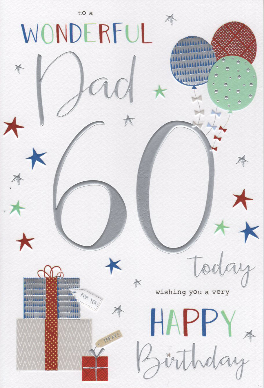 Dad 60 Birthday Card