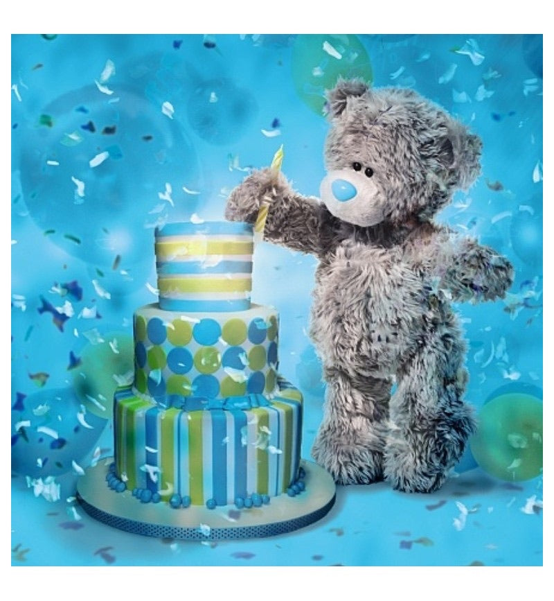 Tatty Teddy 3D Birthday Card - Candles on Cake