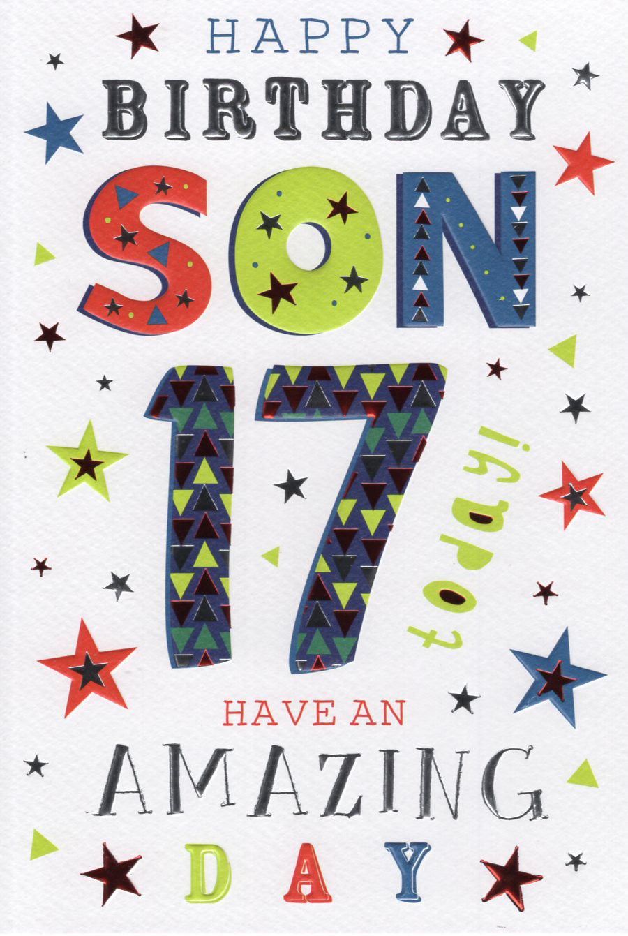 Son 17 Birthday Card