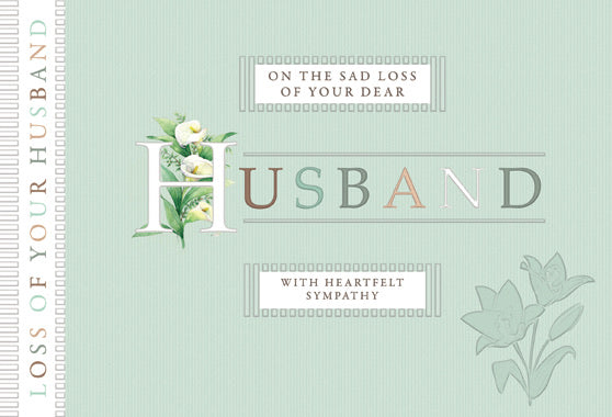 Sympathy Loss of Your Husband Card