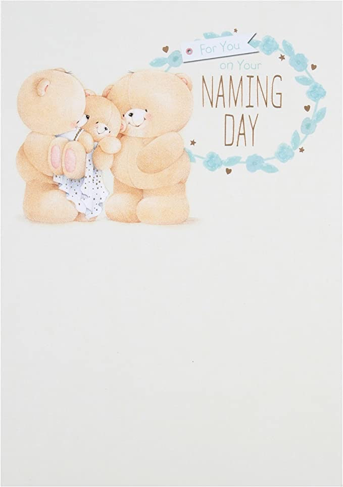 Naming Day Card - Forever Friends