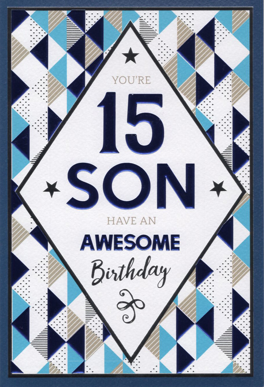 Son 15 Birthday Card