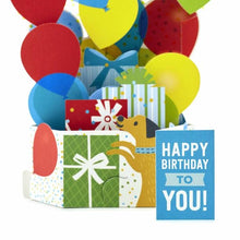 Load image into Gallery viewer, Hallmark Pop Up 3D Card - Birthday Balloons
