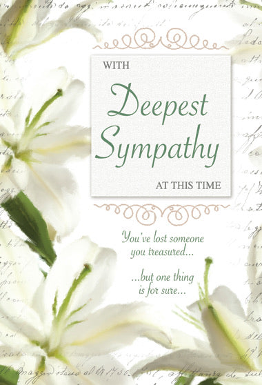 Deepest Sympathy Card – Balloons at Hallmark Ltd