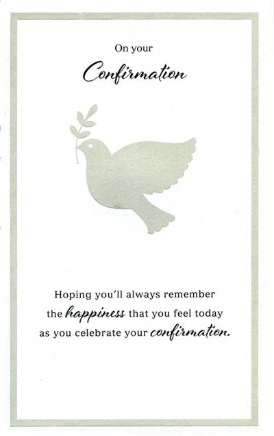 Confirmation Day Card