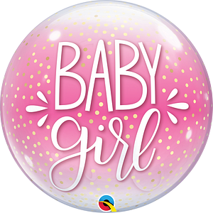 Baby Boy / Baby Girl Bubble Balloon - Choose Colour Required