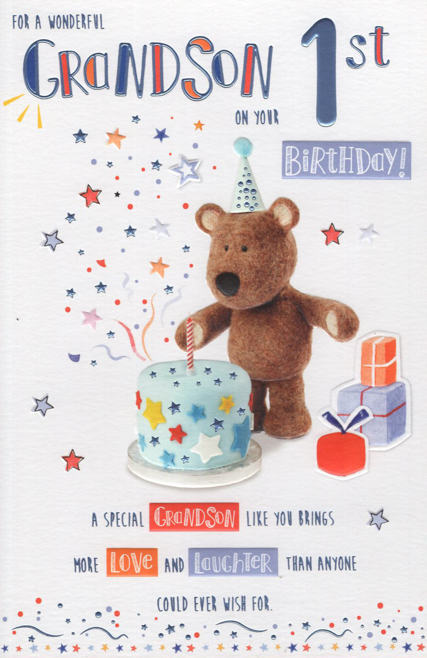 Grandson 1 Birthday Card