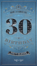 Load image into Gallery viewer, 30th Birthday Card - Contemporary Design
