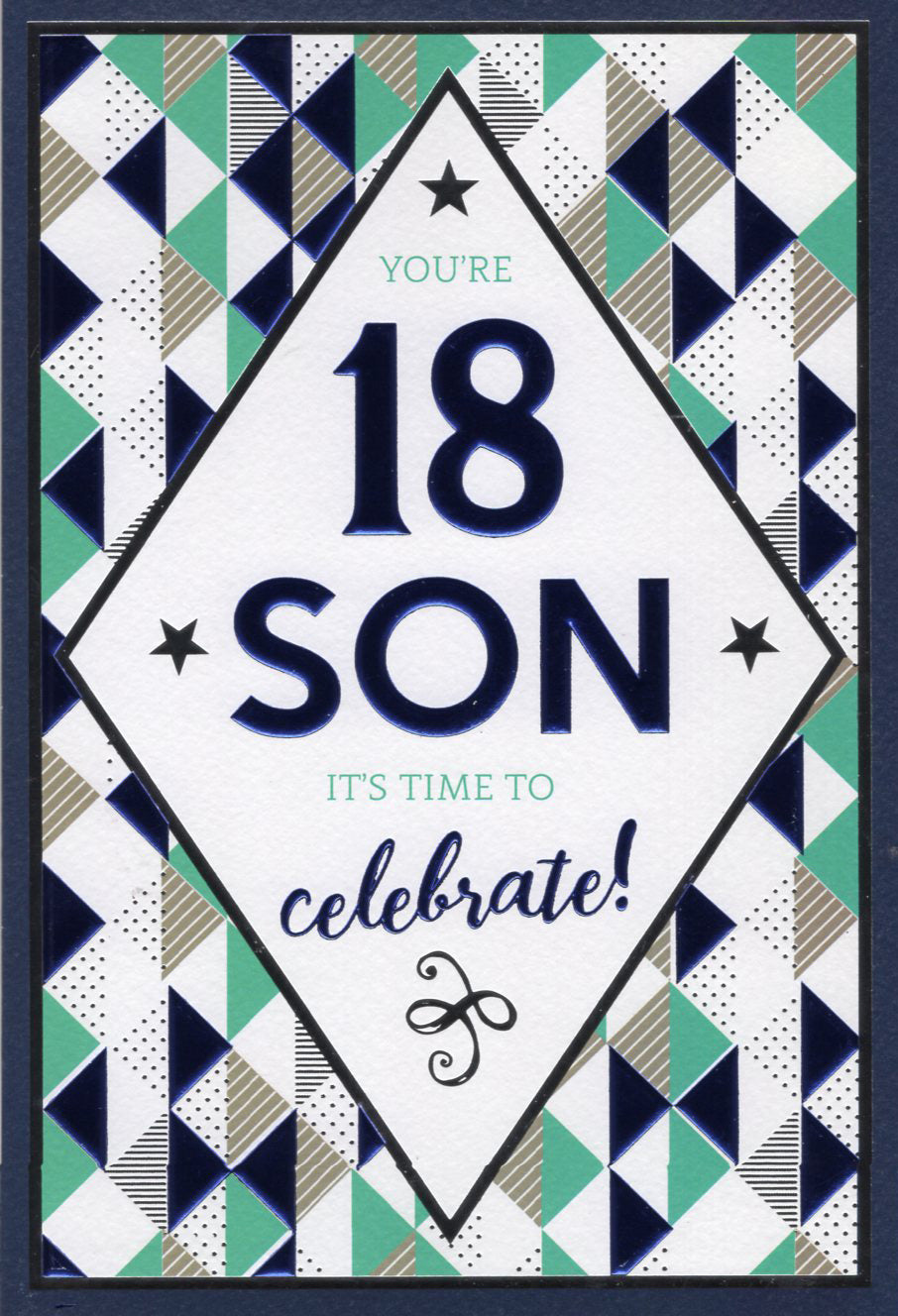 Son 18 Birthday Card