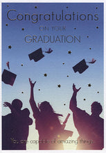 Load image into Gallery viewer, Graduation Card - Hats Off Design
