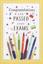 Load image into Gallery viewer, Congratulations You Passed Your Exams Card - Palladium Design
