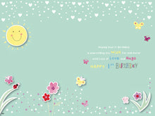 Load image into Gallery viewer, Great Granddaughter 1st Birthday Card
