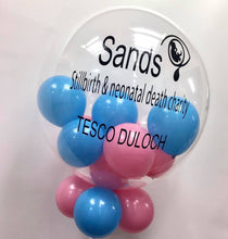 Load image into Gallery viewer, Personalised Helium Bubble Balloon - Small Balloons Inside
