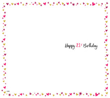 Load image into Gallery viewer, Female 21 Birthday Card
